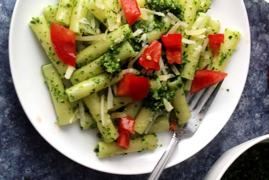 Паста з капустою песто