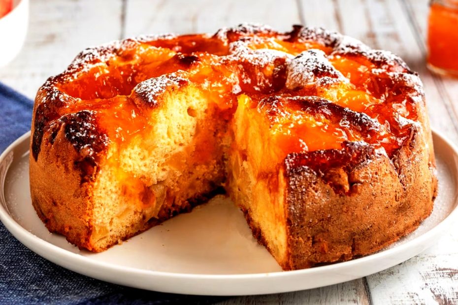 Яблучний пиріг з варенням