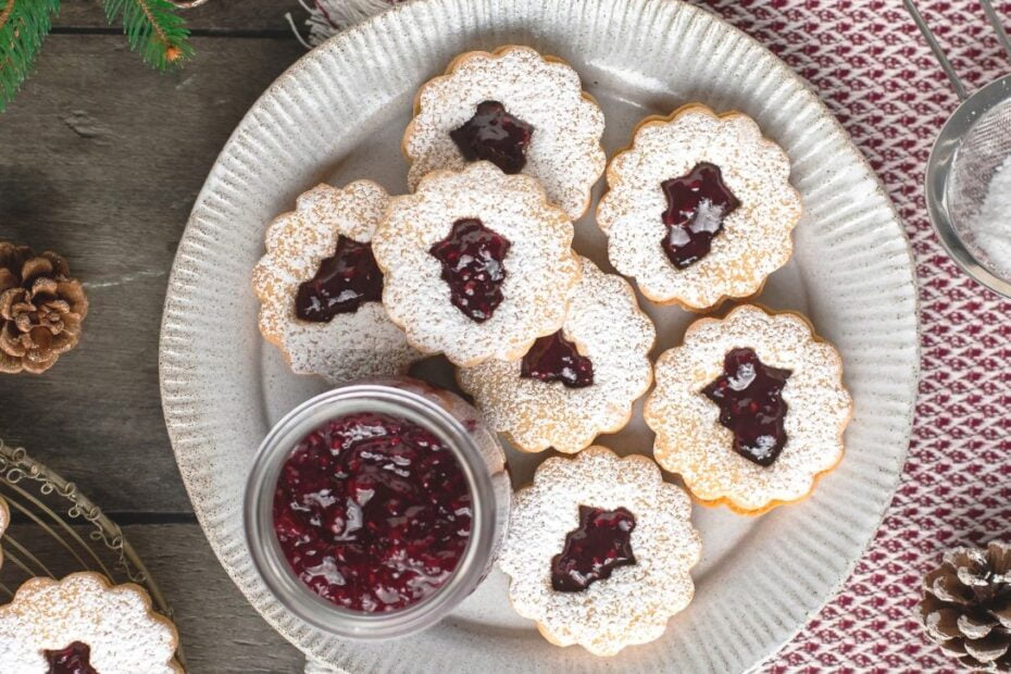 Малинове різдвяне печиво